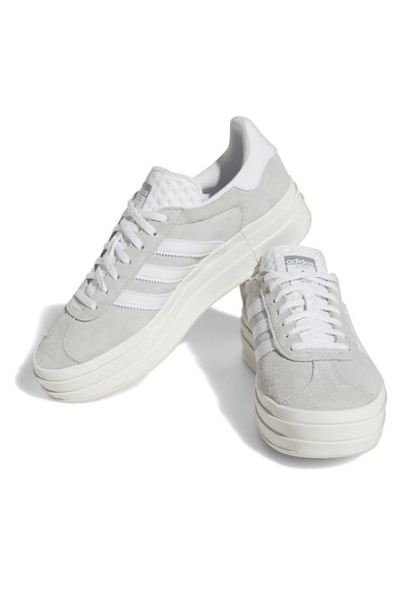 Adidas Gazelle Bold Shoes Grey White Women ADIDAS ORIGINALS | Sneakers | HQ6893-